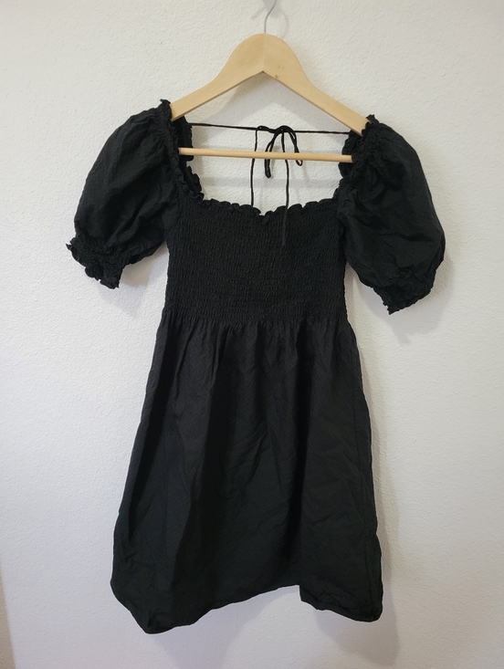Hill House Dresses & Skirts - Hill House Puff Sleeve Smocked Mini Dress Size XS